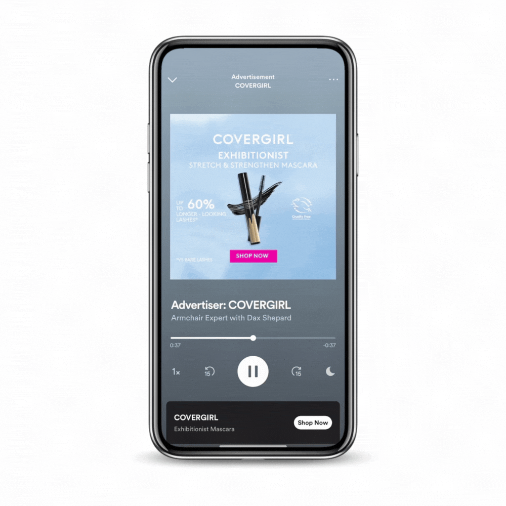 MikMak Shoppable Audio Example