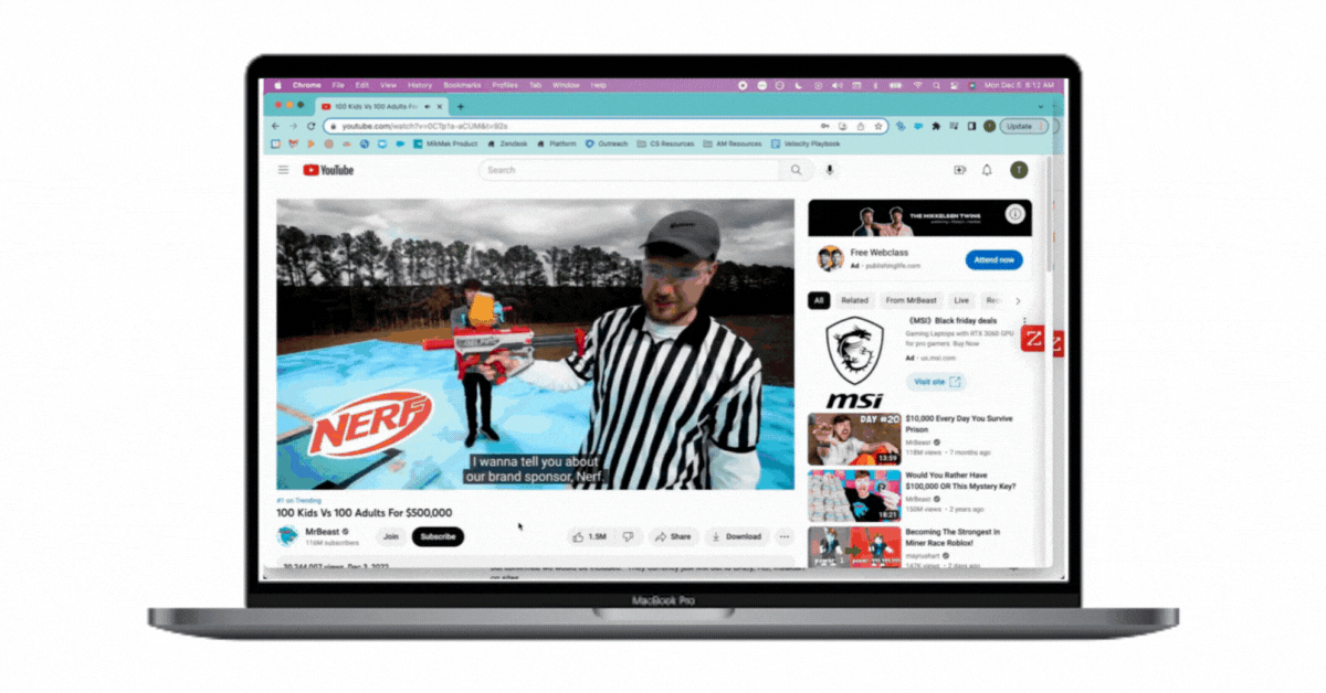 Nerf x MikMak Shoppable Video