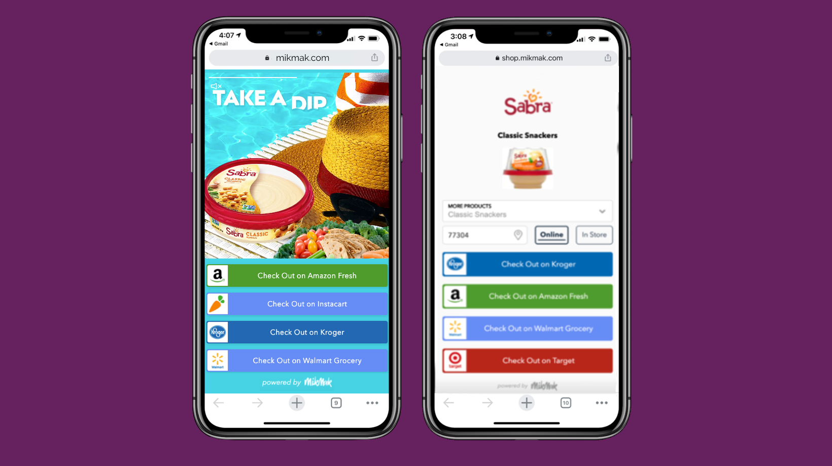 Home Page - Commerce - Two Experiences v3-2 - Sabra