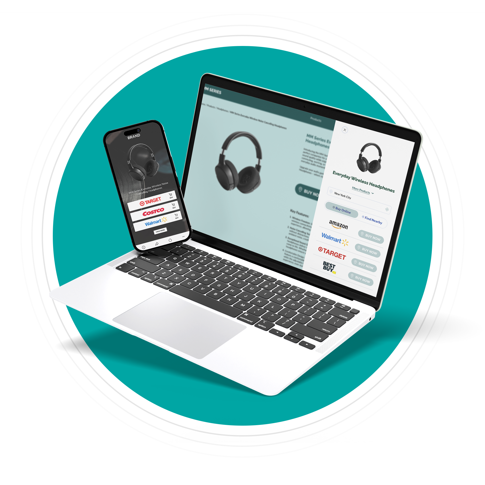 Consumer Electronics Headphones MikMak Brand Website and Media Experience