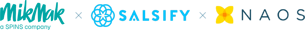 MikMak x Salsify x Naos Logos