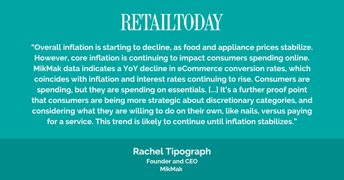 Rachel Tipograph Retail Today Quote