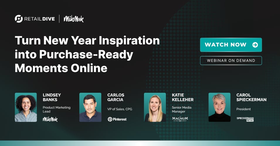 Turn New Year Inspiration into Purchase-Ready Moments Online