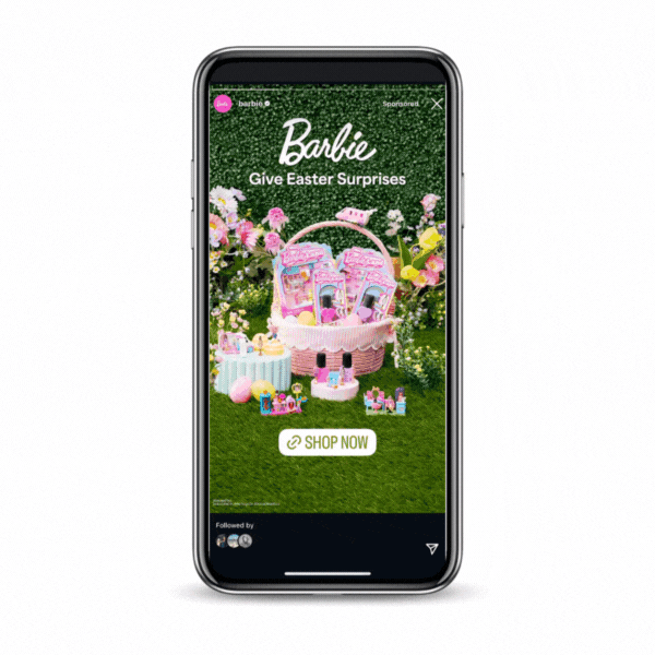 Barbie x MikMak Retailer Direct Shoppable Media Example