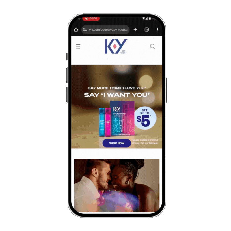 K-Y boosts Valentine’s Day sales by routing shoppers directly to retail partners