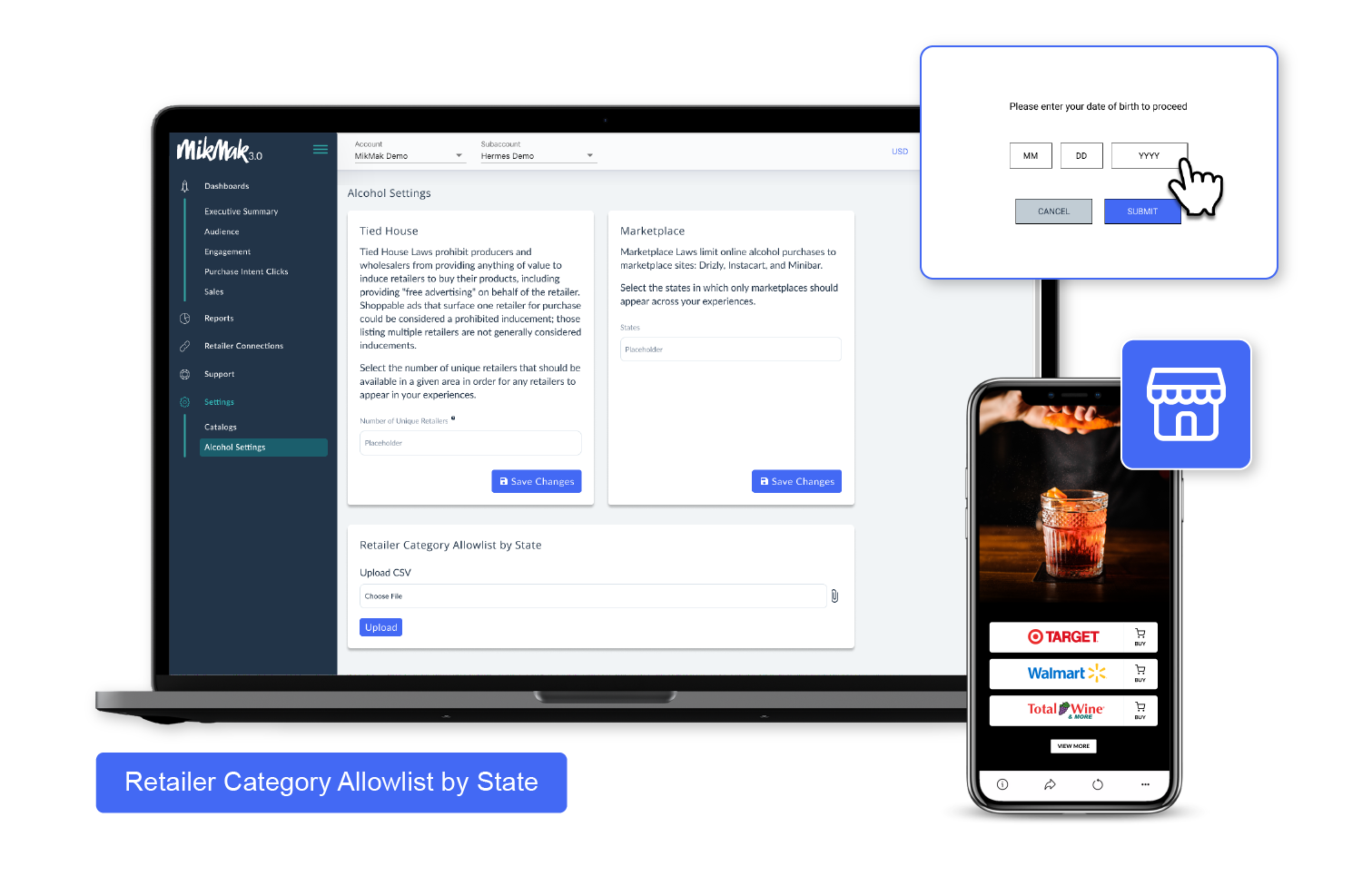 Automatically Adhere to All State and Countrywide Regulations With Industry-Leading Commerce Compliance Controls