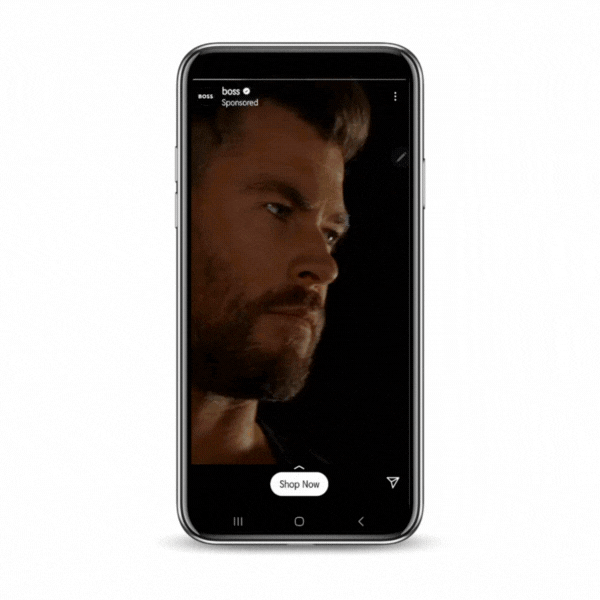 Coty - Hugo Boss x MikMak Retailer Direct Shoppable Media Example