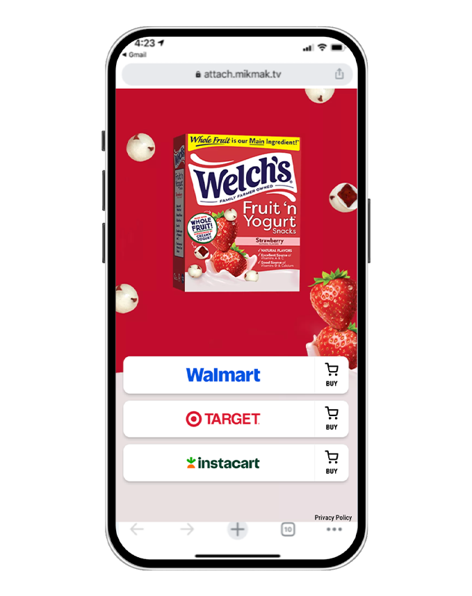 Welchs Fruit Snacks - MikMak Case Study